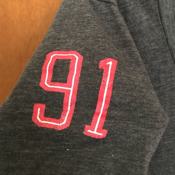 Dark Gray Stanford V-Neck - Picture 3 of 4